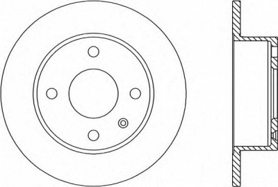 OPEN PARTS bdr117110 -  Тормозной диск